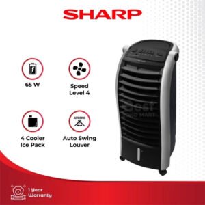 Sharp Air Cooler - With 4 Ice Pack - PJ-A26MY-B Garansi Resmi Original