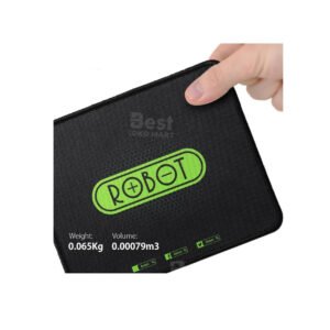 mousepad anti slip robot rp01 gaming polos hitam murah rubber original garansi resmi 1 tahun