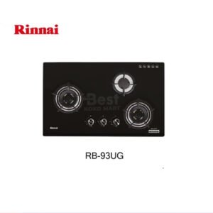 kompor gas tanam original rinnai 3 tungku rb 93 ug garansi resmi original