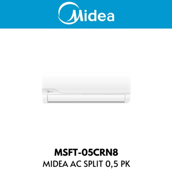 midea air conditioner ac split 0,5 pk standard turbo mode golden coating msft 05crn8