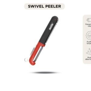 maxim tools flex grip swivel peeler 2in1 alat pengupas sayur buah stainless steel ergonomis