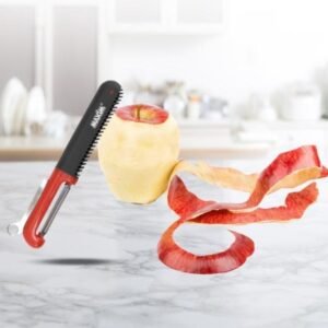 maxim tools flex grip swivel peeler 2in1 alat pengupas sayur buah stainless steel ergonomis