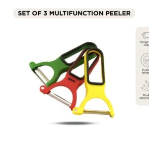 maxim tools set 3 multi function peeler alat pengupas sayur buah multifungsi stainless steel