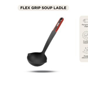 maxim tools flex grip soup ladle sendok sayur / sendok kuah sup tahan panas