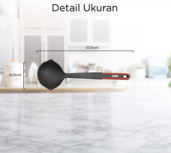maxim tools flex grip soup ladle sendok sayur / sendok kuah sup tahan panas