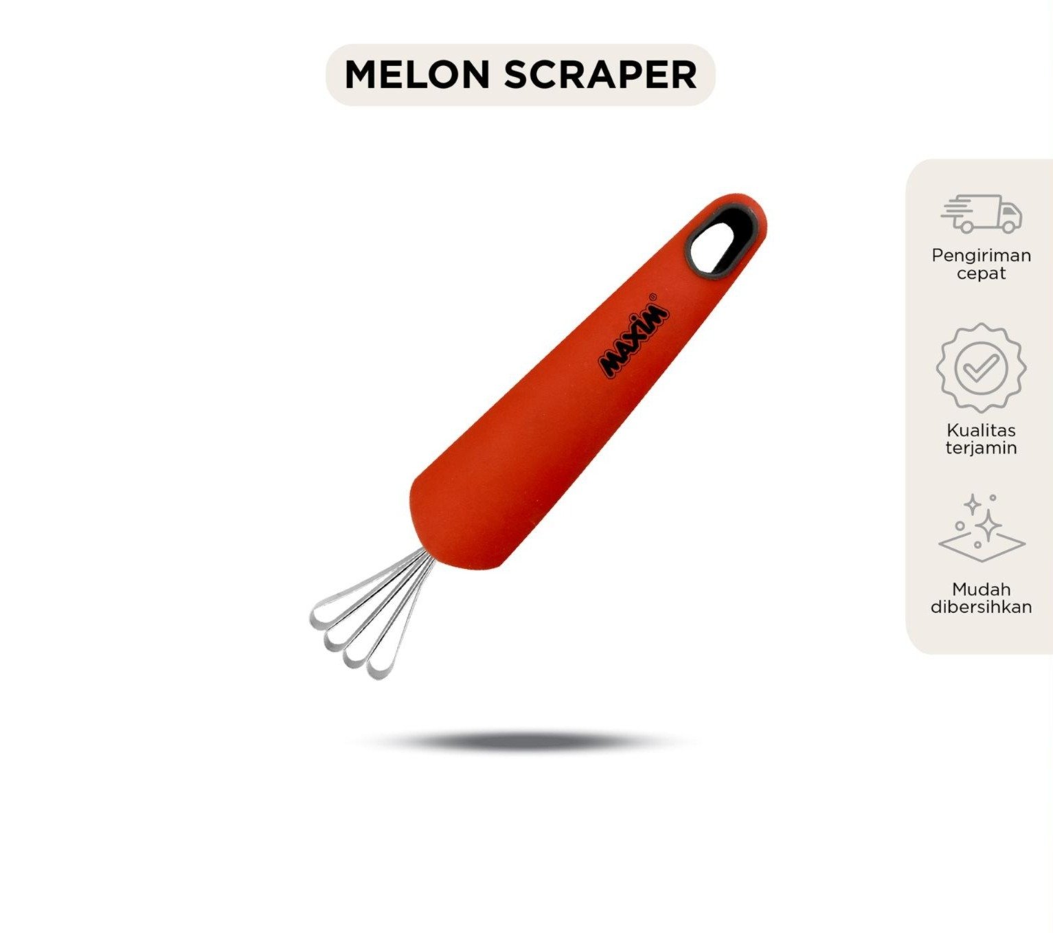 maxim tools melon scraper penyerut buah stainless steel