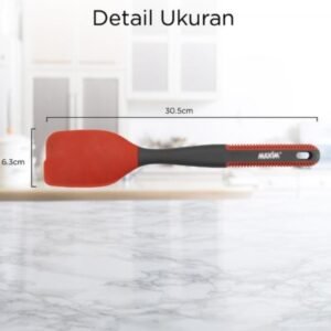maxim tools flex grip solid turner spatula balik masakan anti lengket