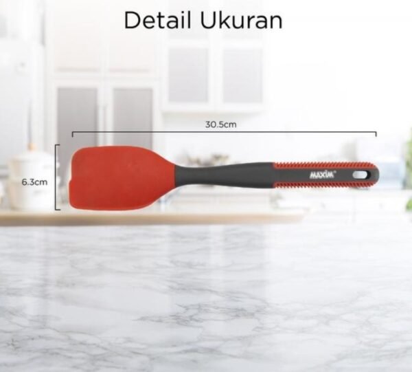 maxim tools flex grip solid turner spatula balik masakan anti lengket