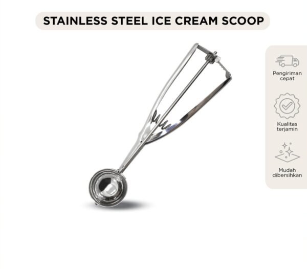 maxim tools ice cream scoop stainless steel sendok es krim premium