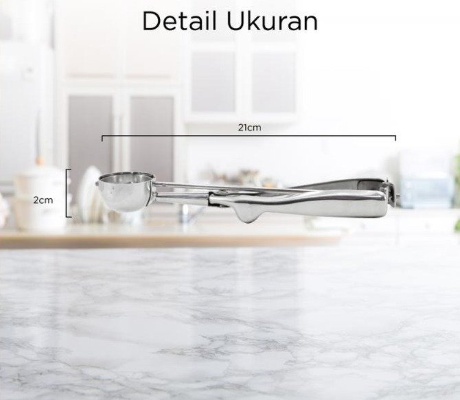 maxim tools ice cream scoop stainless steel sendok es krim premium