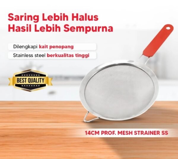 maxim tools professional mesh strainer 14cm saringan dapur stainless steel