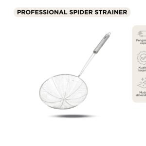 maxim tools professional spider strainer 20cm saringan gorengan stainless steel