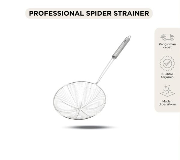 maxim tools professional spider strainer 20cm saringan gorengan stainless steel