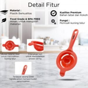 maxim tools egg separator alat pemisah kuning dan putih telur