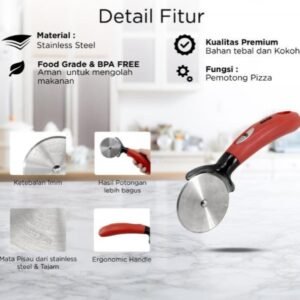 maxim tools pizza cutter pisau pemotong pizza stainless steel