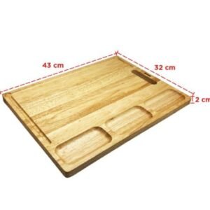 maxim tools wooden cutting board 43cm talenan kayu dapur premium