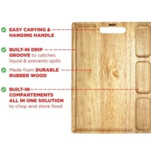 maxim tools wooden cutting board 43cm talenan kayu dapur premium