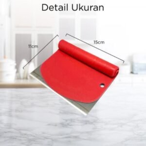 maxim tools dough cutter & cake scraper set 2pcs pemotong adonan dan pengikis kue