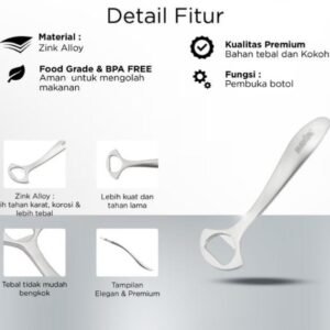 maxim tools professional bottle opener pembuka botol stainless steel