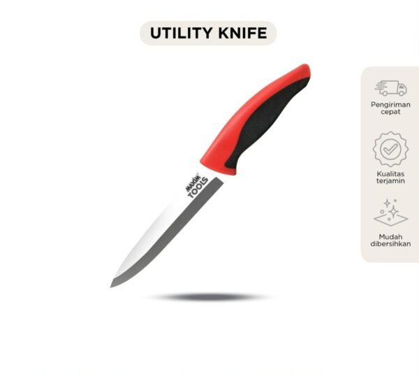 maxim tools utility knife 5 inch pisau serbaguna stainless steel