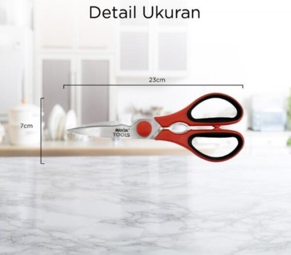 maxim tools kitchen scissors 8.25 inch gunting dapur stainless steel
