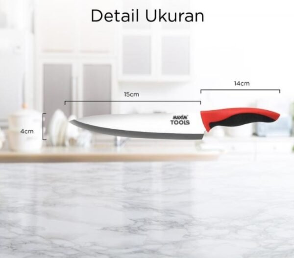maxim tools chef knife 6 inch pisau chef dapur stainless steel