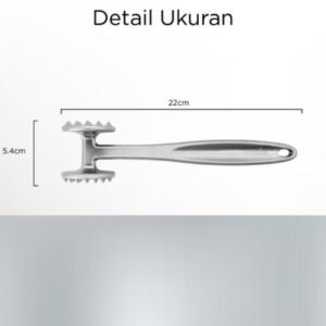 maxim tools professional meat tenderizer pelunak daging stainless steel