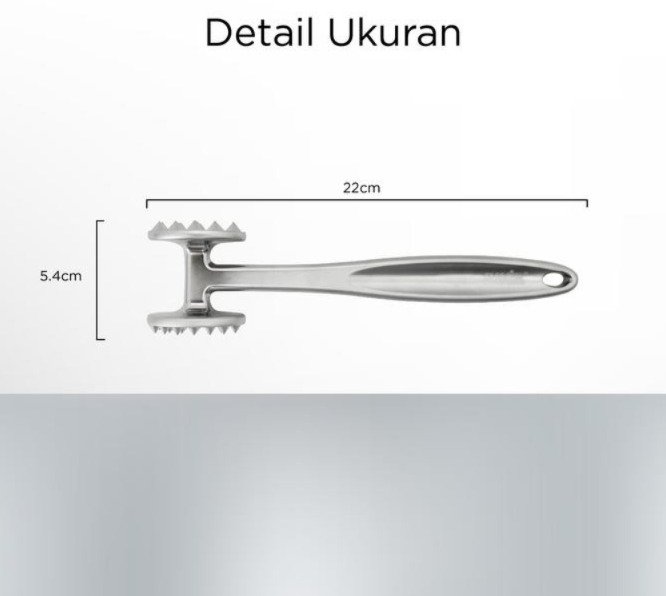 maxim tools professional meat tenderizer pelunak daging stainless steel