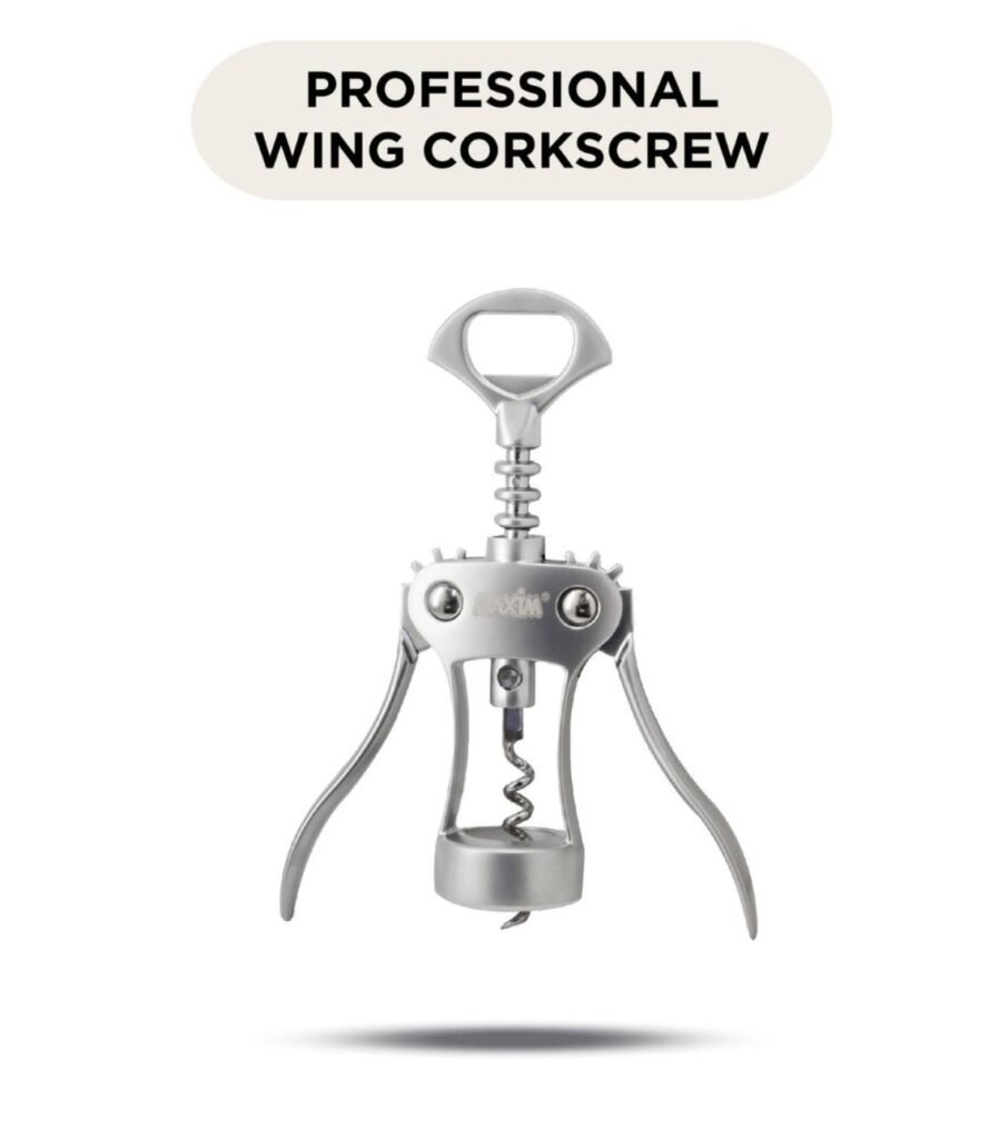 maxim tools professional wing corkscrew pembuka tutup botol anggur