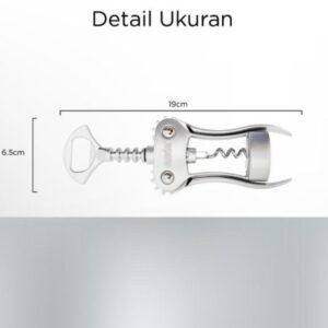 maxim tools professional wing corkscrew pembuka tutup botol anggur