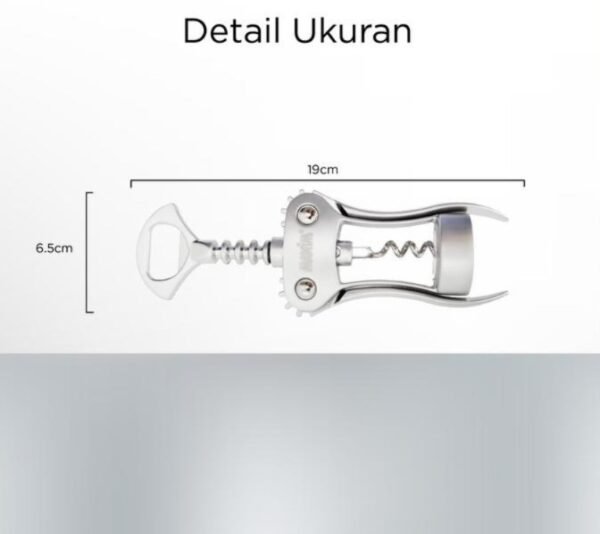 maxim tools professional wing corkscrew pembuka tutup botol anggur