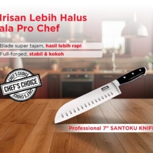 maxim tools forged santoku knife 7 inch pisau serbaguna premium