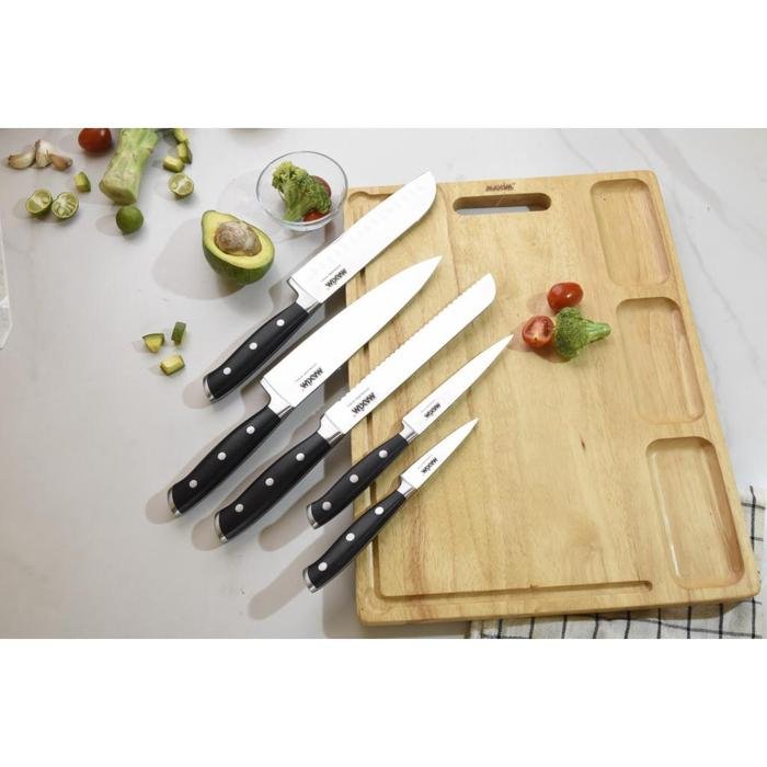 maxim tools forged santoku knife 7 inch pisau serbaguna premium