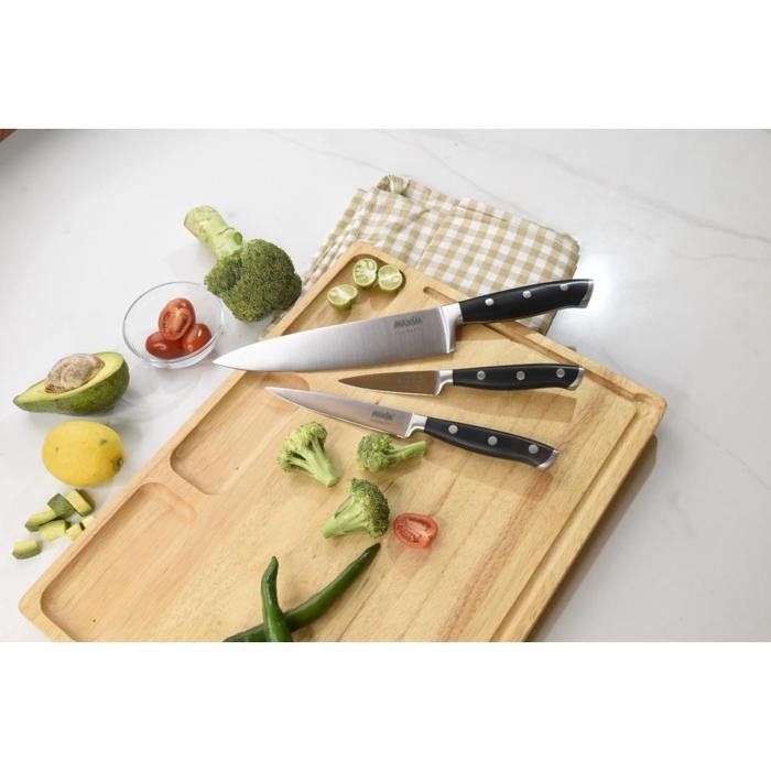 maxim tools forged santoku knife 7 inch pisau serbaguna premium