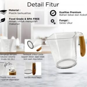 maxim tools measuring jug 1000ml gelas ukur takaran dapur