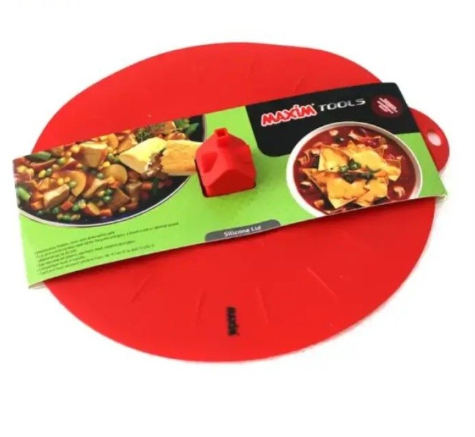 maxim tools silicone lid 25cm tutup silikon serbaguna tahan panas