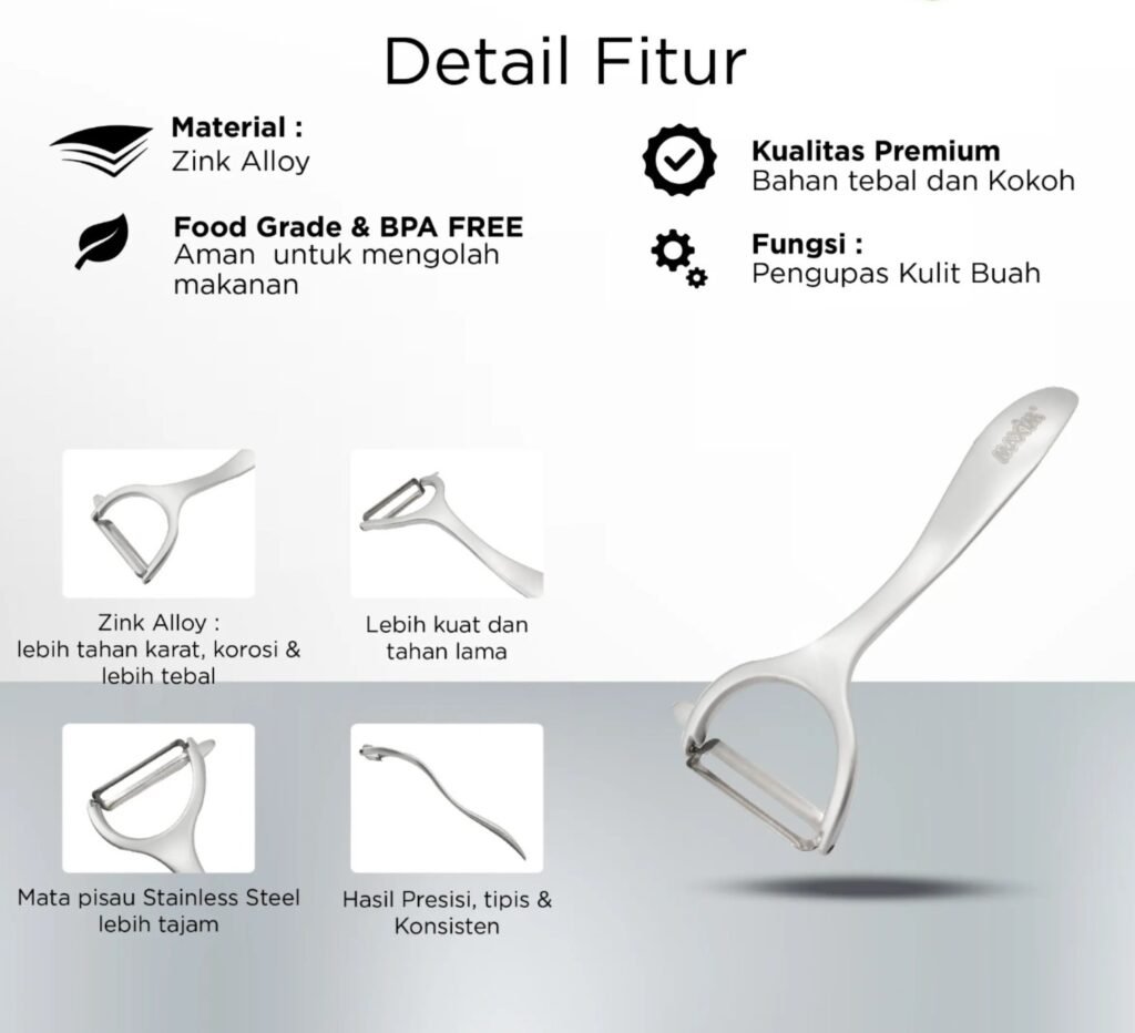maxim tools professional y peeler alat pengupas sayur dan buah stainless steel