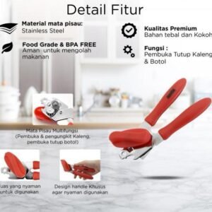 maxim tools can opener pembuka kaleng stainless steel
