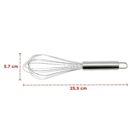maxim tools metal balloon whisk 10 inch pengocok telur stainless steel