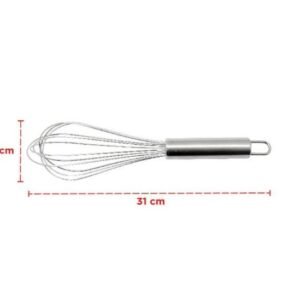 maxim tools metal balloon whisk 12 inch pengocok telur stainless steel