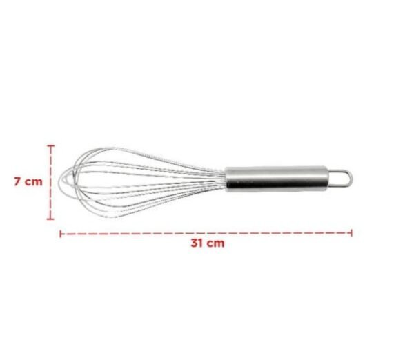 maxim tools metal balloon whisk 12 inch pengocok telur stainless steel