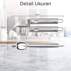 maxim tools garlic press alat penghancur bawang putih stainless steel