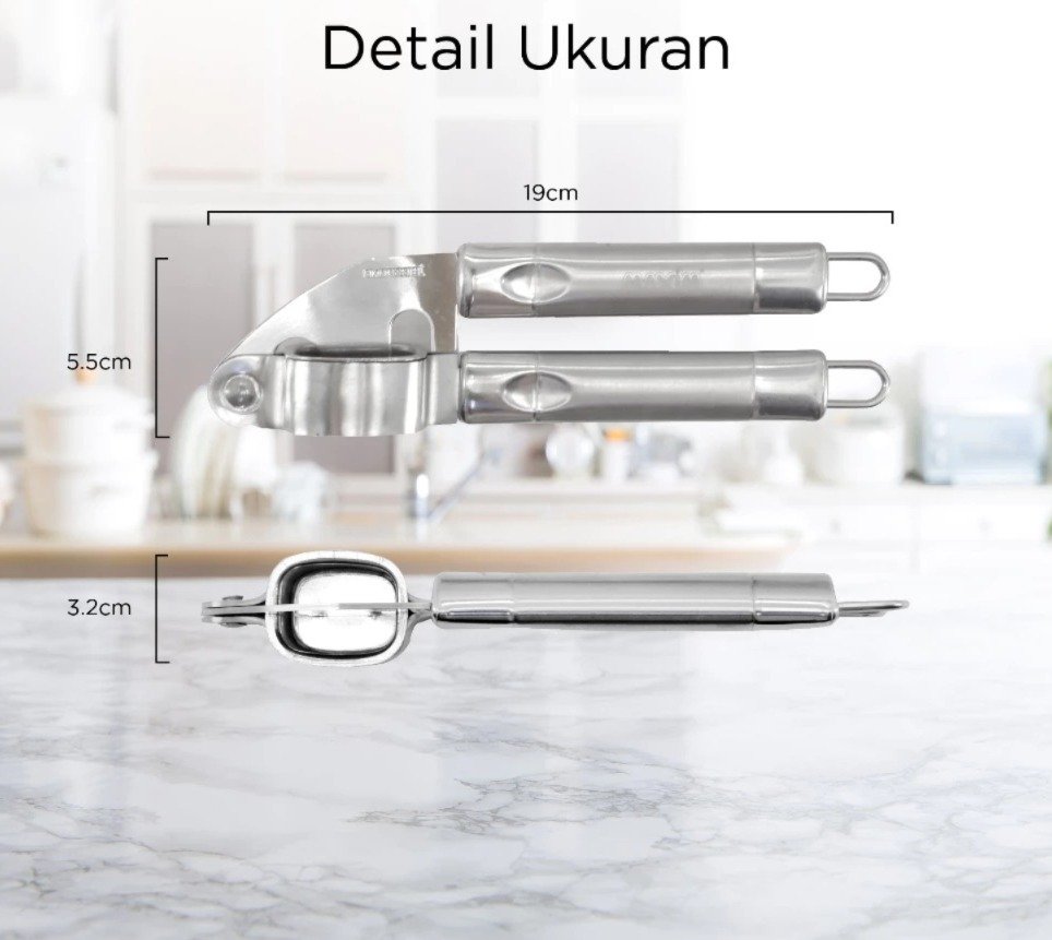 maxim tools garlic press alat penghancur bawang putih stainless steel