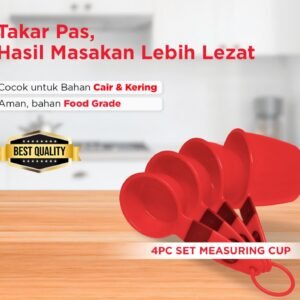 maxim tools measuring cup set 4pcs gelas ukur takaran dapur