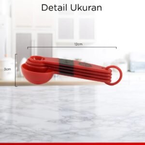 maxim tools measuring spoon set 4pcs sendok ukur takaran dapur