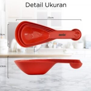 maxim tools stackable measuring cup set 4pcs gelas ukur takaran dapur