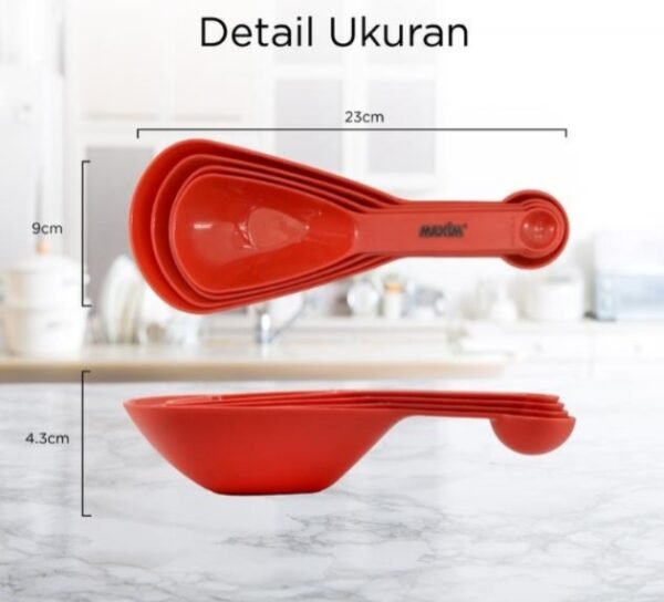 maxim tools stackable measuring cup set 4pcs gelas ukur takaran dapur