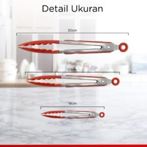 maxim tools serving tong 7 inch penjepit makanan serbaguna