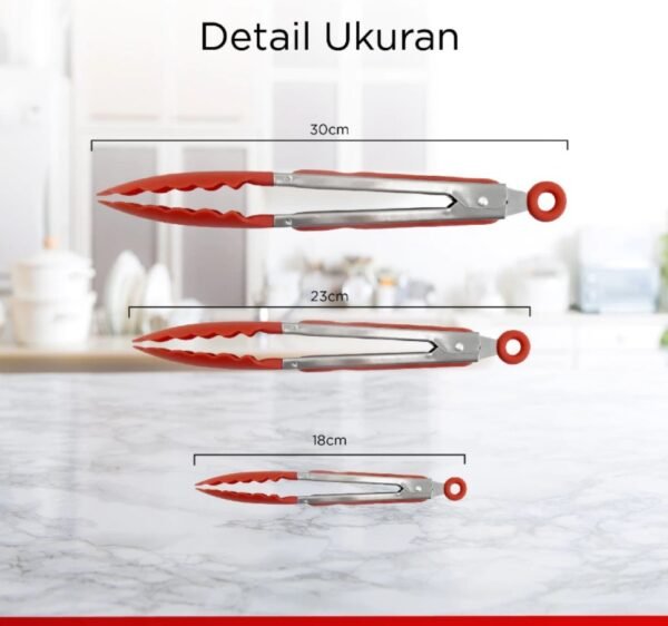 maxim tools serving tong 7 inch penjepit makanan serbaguna