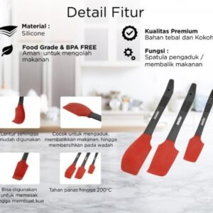 maxim tools silicone spatula small spatula kue silikon tahan panas